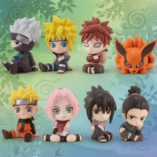 8pcs set anime figure naruto - 8pcs/set,